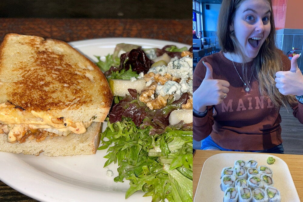 Sushi and sandwiches at the University of Illinois