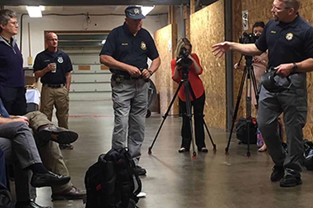 Seminar puts participants in police shoes
