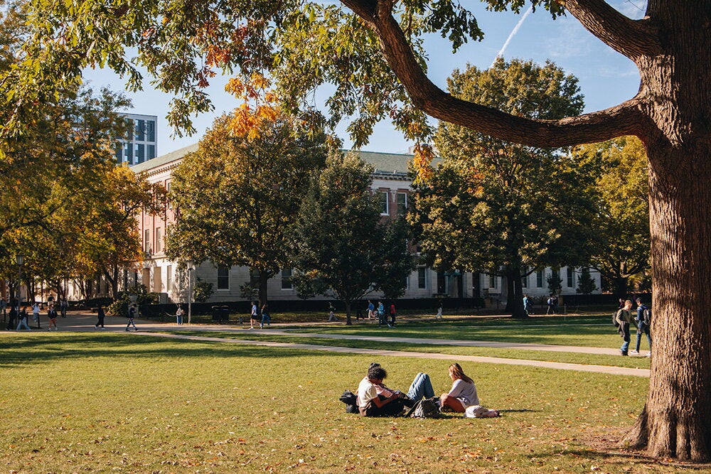 Students on the Main Quad