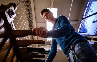 Daniel Marks, president of the Altgeld Ringers RSO