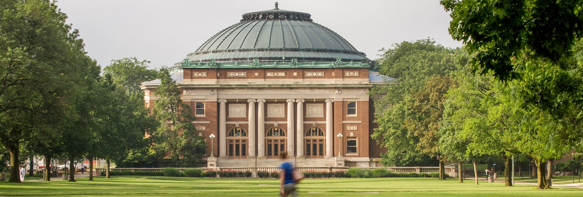 The Quad on a summer day