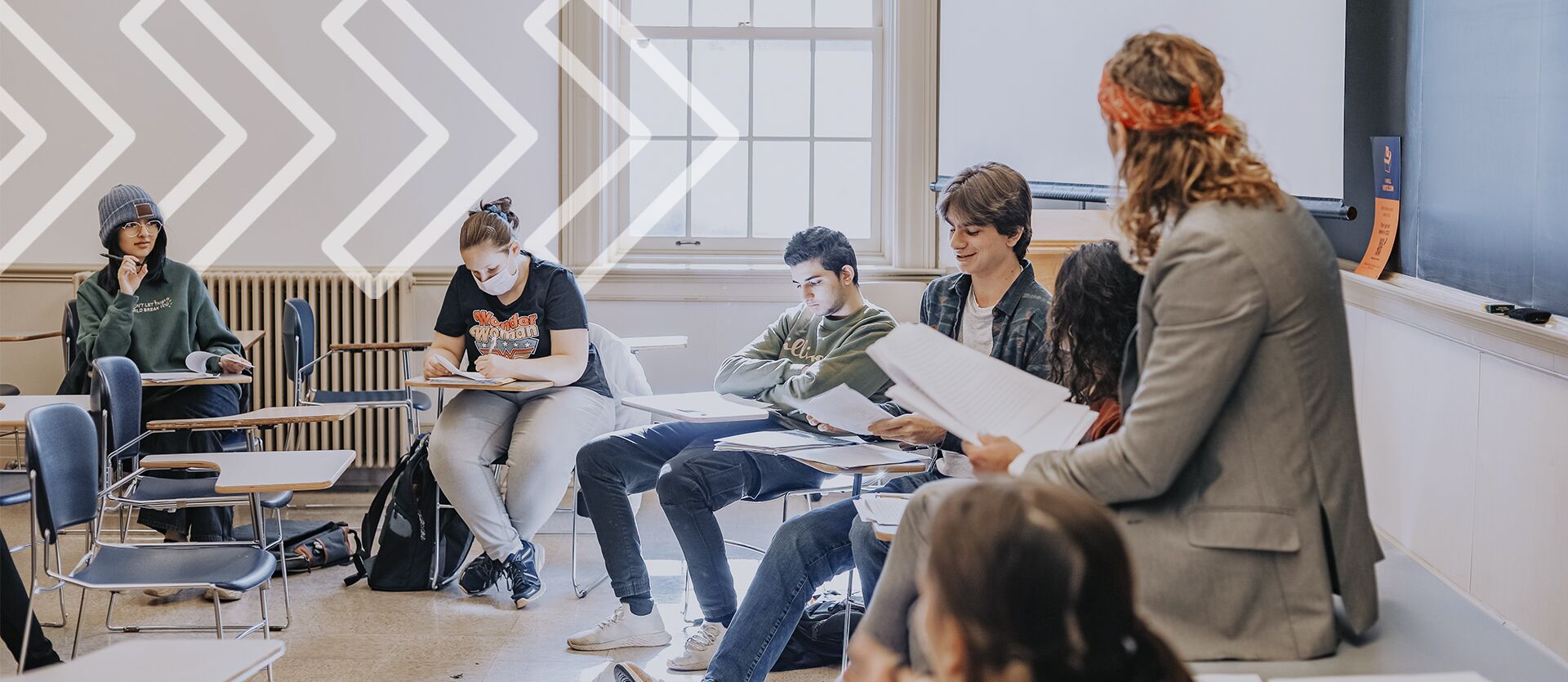 Students in the classroom