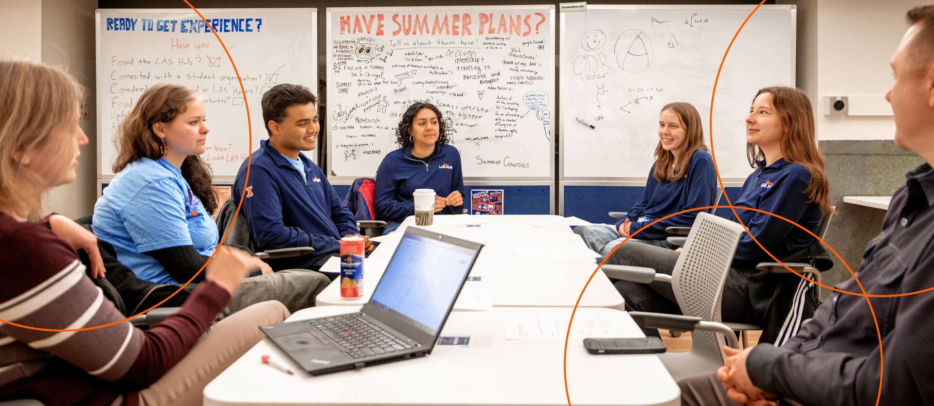 Students in the LAS Hub