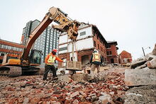 Demolition of Illini Hall