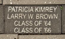 Patricia Kimrey and Larry Brown