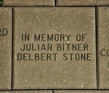 Julian Bitner and Delbert Stone