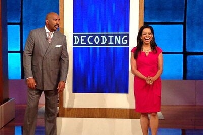 Bela Gandhi and Steve Harvey