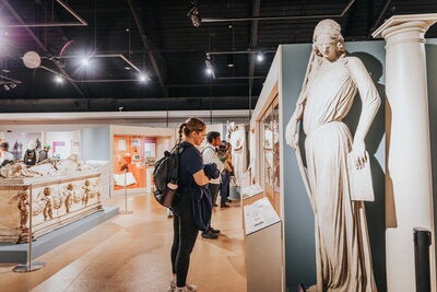 Students at the Spurlock Museum