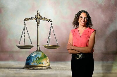 Jessica Greenberg and balance scale