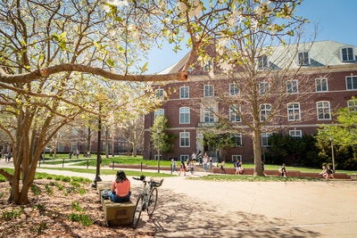 Exterior of David Kinley Hall.