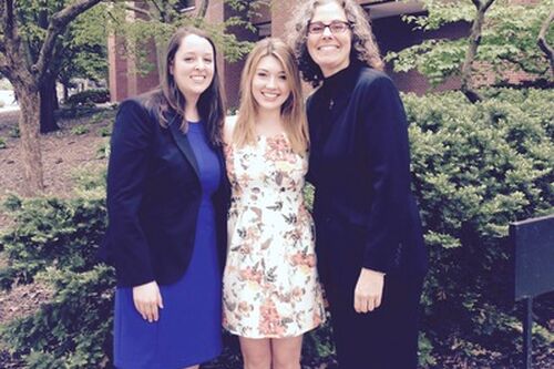 Amanda Purnell, Emily Forbes, Dr. Kirsten Bartels