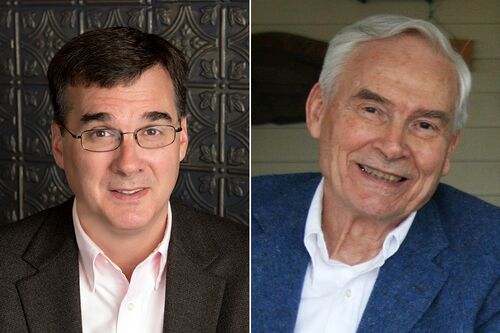 Bradley (left) and Merrill Thompson