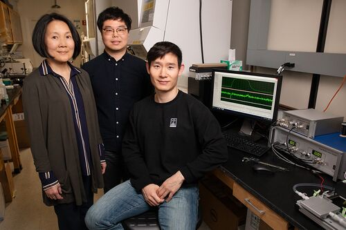 From left, Jie Chen, Kook Son, and Jae-Sung You