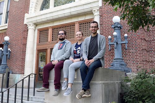Pawel, Gabriela, and Szymon Kaminski