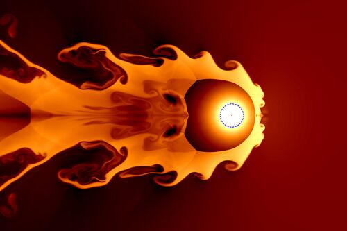 Exploding star graphic