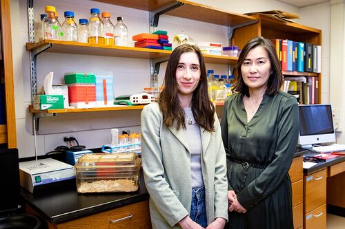 Jennifer Walters, left, and Hee Jung Chung