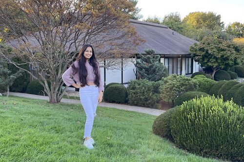 A student at the Japan House