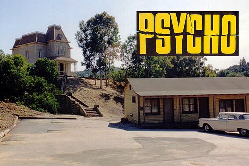 A scene from Psycho