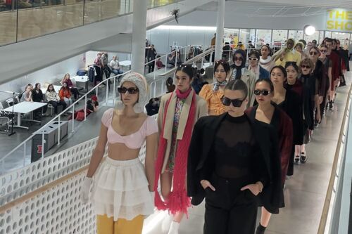 A sustainable fashion show at Siebel Center for Design