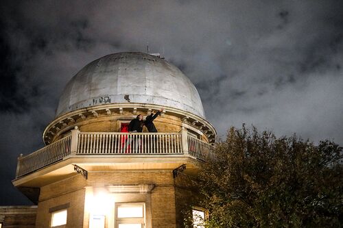 The Observatory at night