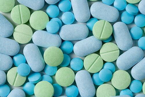 Stock image of pharmaceuticals