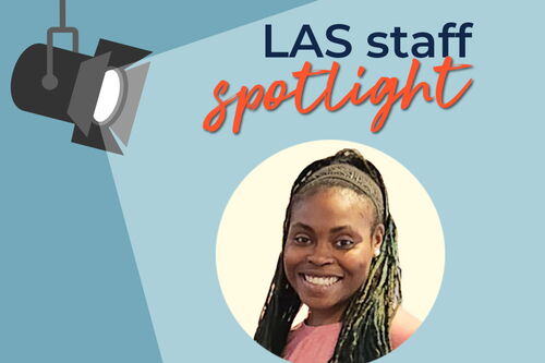 Jazmine Summerville in this month's LAS Staff Spotlight.
