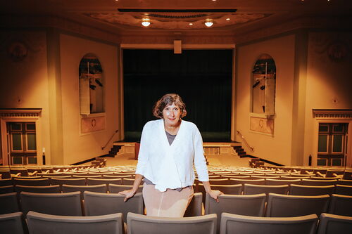 Carol Symes in Lincoln Hall Theater