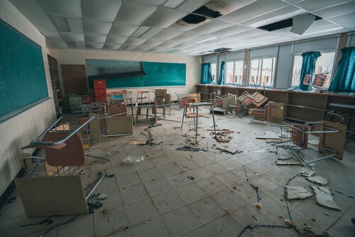 Wrecked classroom