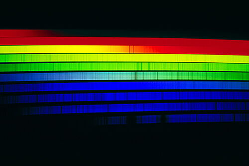 Visible light spectrum