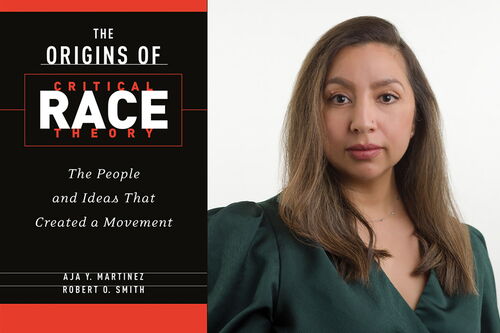 Aja Martinez and book cover