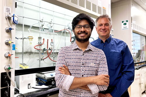 Shounak Nath, left, and Liviu Mirica
