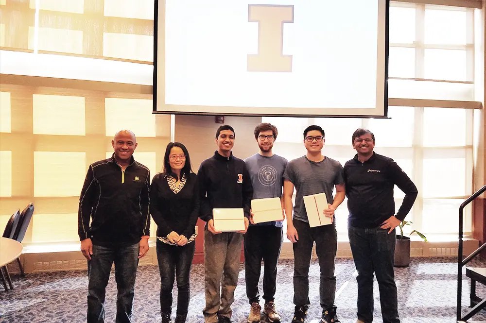 Award winners at Datathon