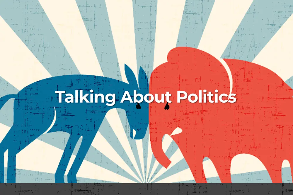 Donkey vs. elephant graphic