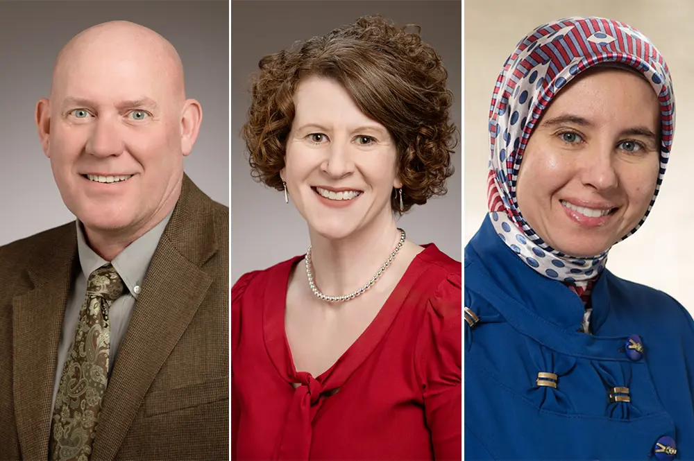 David Rivier, Mary Ramey, and Eman Saadah