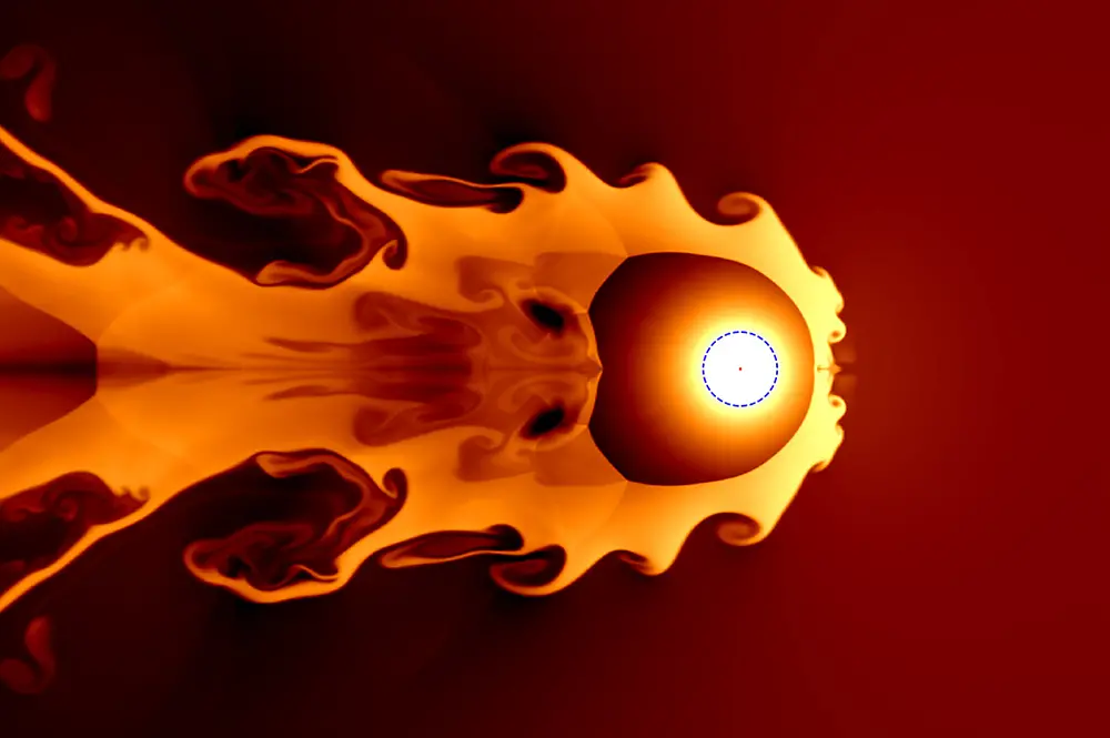 Exploding star graphic