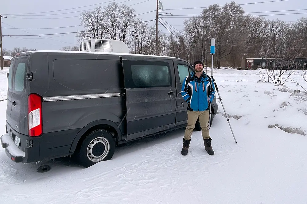 Andrew Janiszeski and antenna