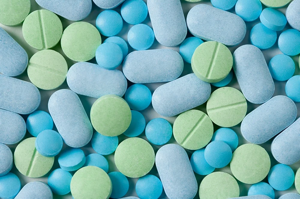 Stock image of pharmaceuticals