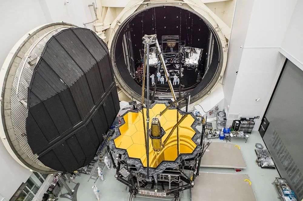 James Webb Space Telescope undergoing testing in 2017