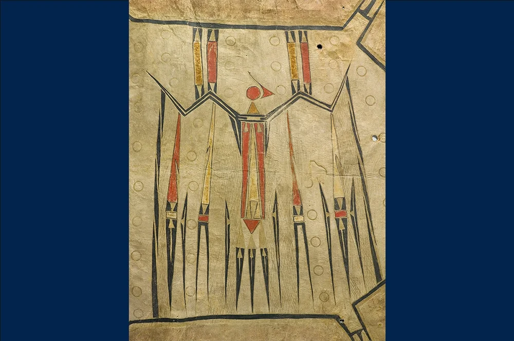 Painted robes created more than 300 years ago by Native American tribes in Illinois.