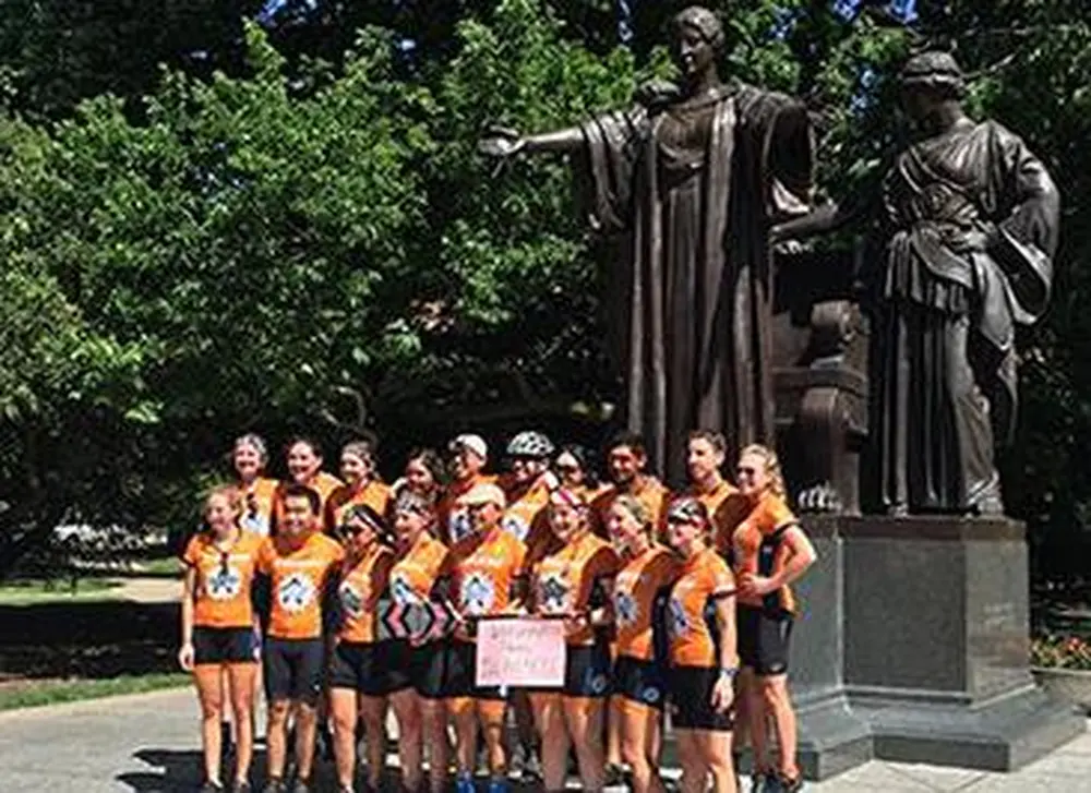 Riding to fight cancer