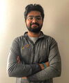 LAS student Divij Ranjan poses for a photo at the Illini Datathon.