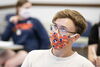 Student in mask