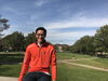 LAS student poses for photo on the Quad