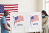 Voters at the polls