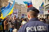 Protest in Austria in 2014 over Russian involvement in Ukraine