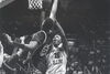 Deon Thomas playing against Iowa