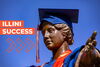 Alma Mater in graduation cap