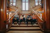 Students who received anthropology awards in Davenport Hall