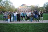 Student members of Students for Environmental Concerns (SECS) during their social on the Quad during Spring 2023