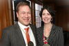 Stephan Link, left, and Christy Landes